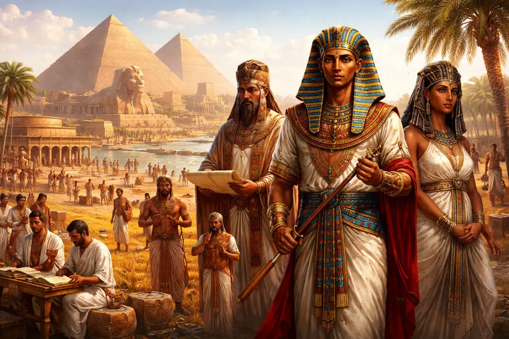 Cómo era la organización social en el Antiguo Egipto