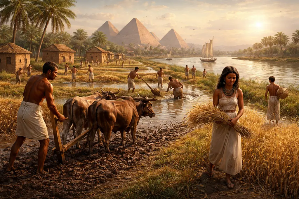 Cómo vivían los campesinos en el Antiguo Egipto