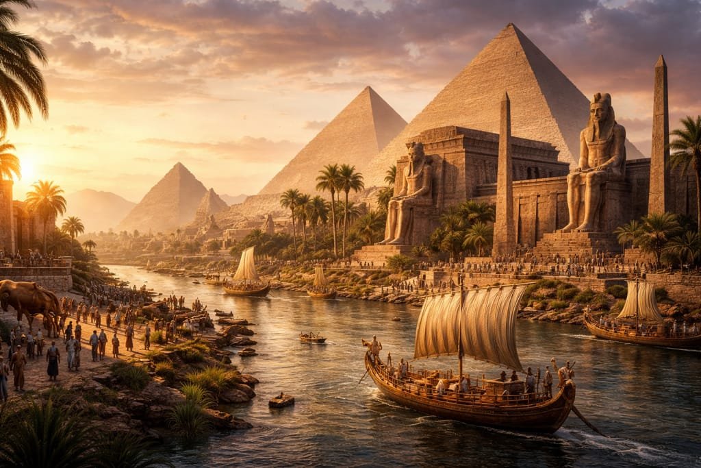 De los Faraones al Imperio Ptolemaico El Antiguo Egipto