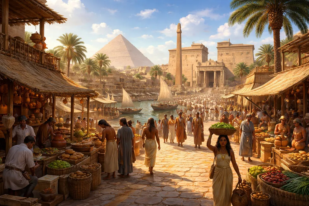 Descubre la vida en las antiguas ciudades del Egipto faraónico