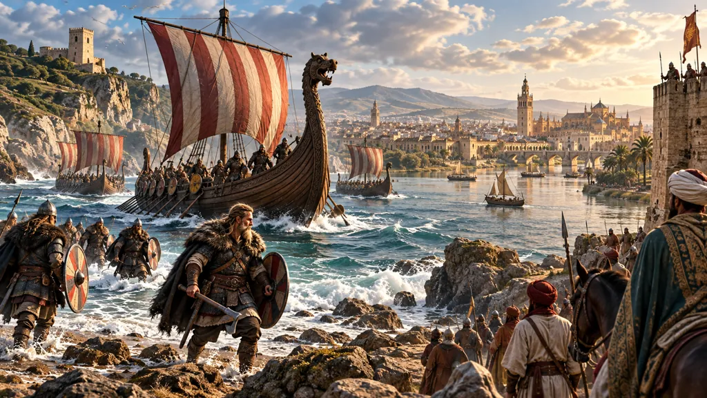 Dónde estuvieron los vikingos en España