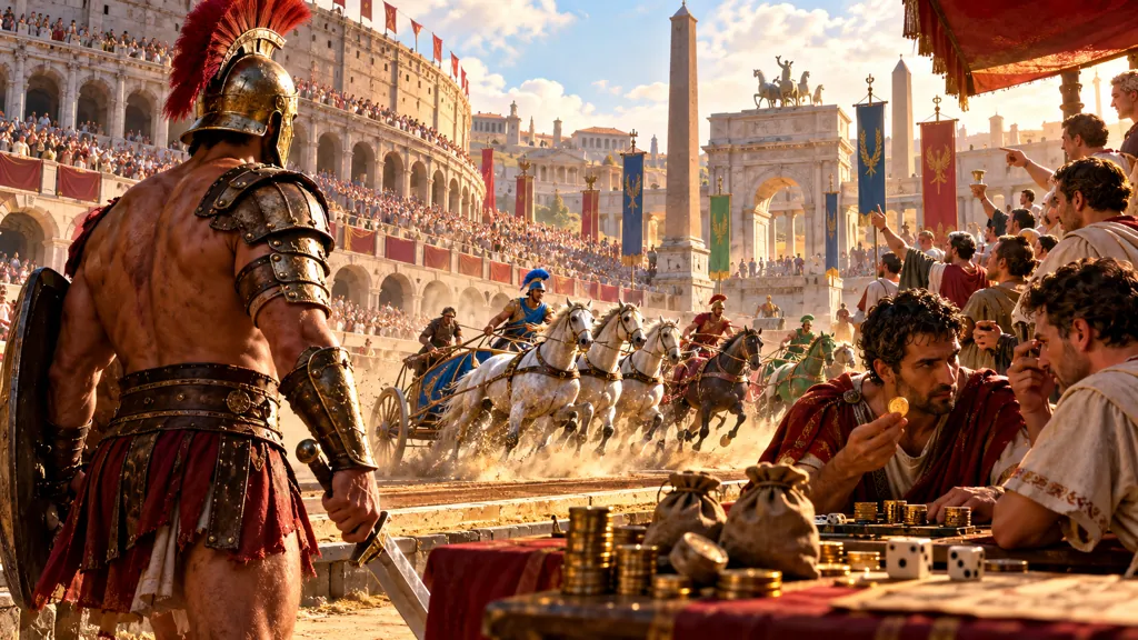 El impacto de los juegos en la economía romana: