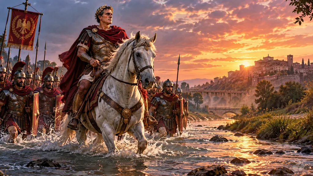 El cruce del Rubicón: La decisión que cambió la historia de Roma