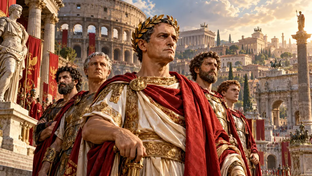 Lista de los emperadores romanos: nombres, dinastías y orden cronológico