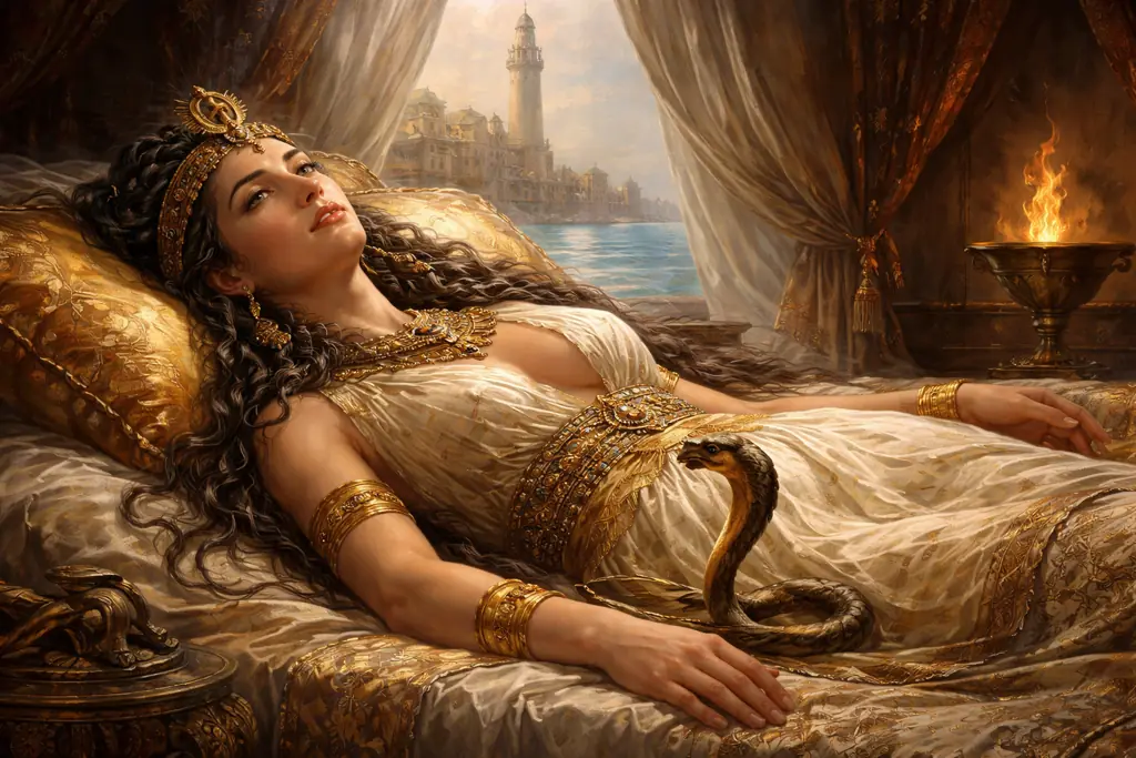 La Muerte de Cleopatra El enigmático final de la última faraona