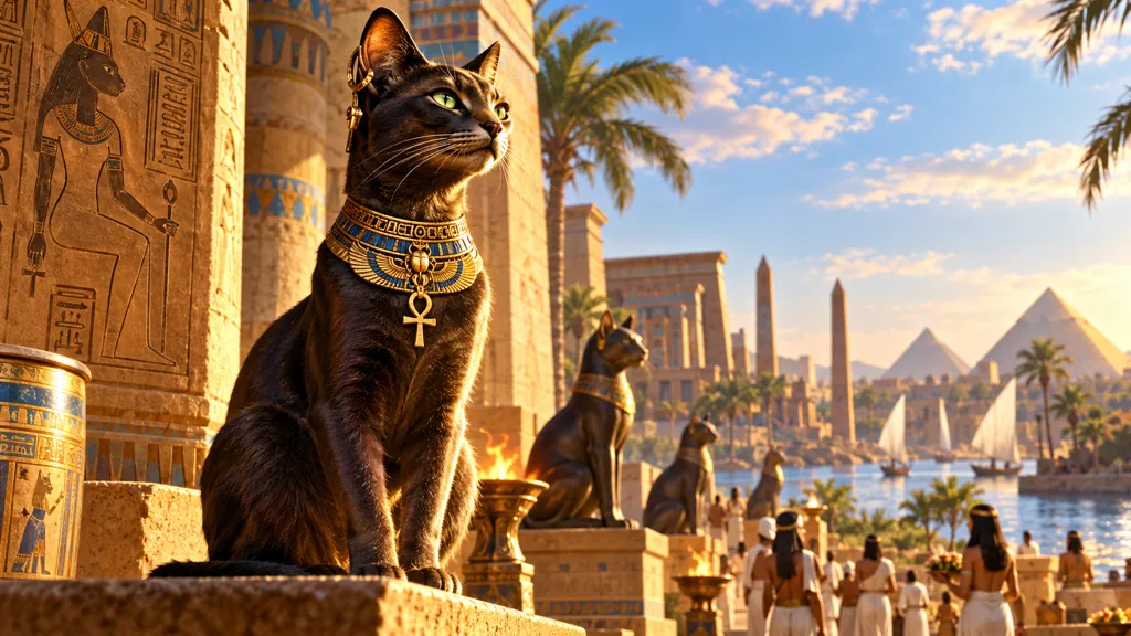La adoración a los Gatos en el Antiguo Egipto