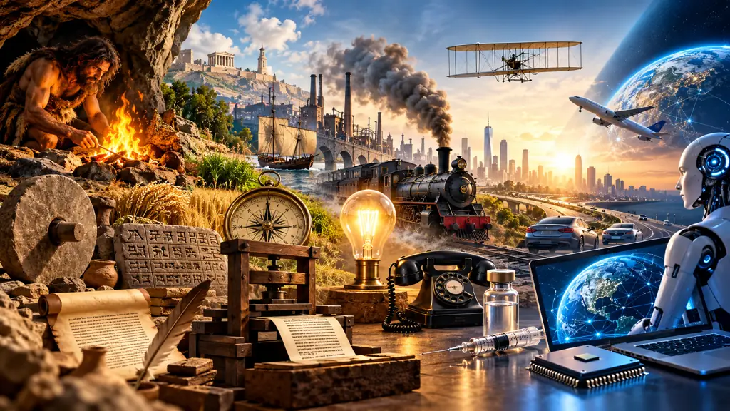 Los Inventos que Cambiaron el Mundo: un Viaje por las Creaciones que Transformaron la Historia