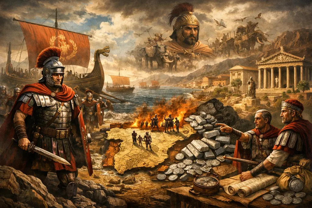 Por qué llegaron los romanos a la península ibérica