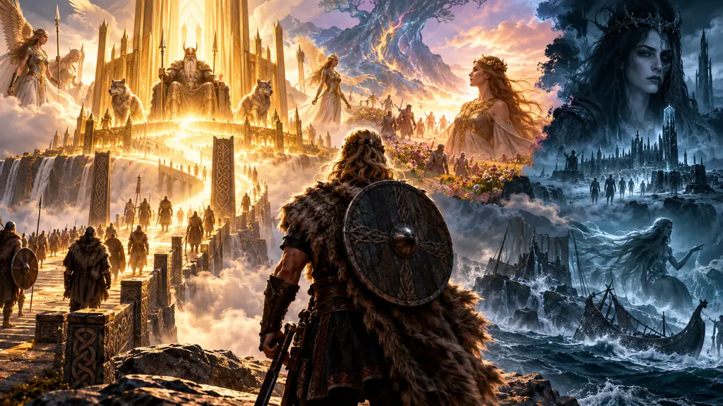 ¿Dónde van los vikingos cuando mueren? El fascinante mundo del más allá en la mitología nórdica