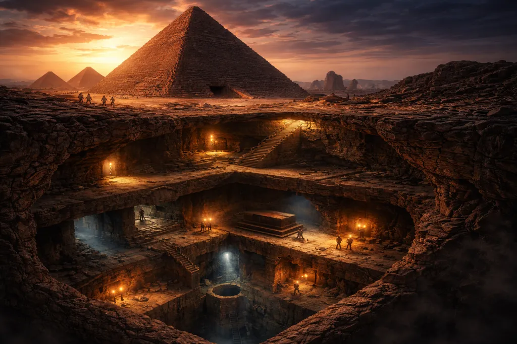 Qué hay debajo de las pirámides