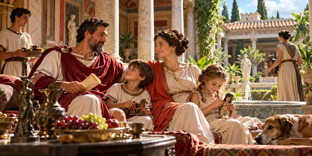 Cómo era la vida familiar en el Imperio Romano