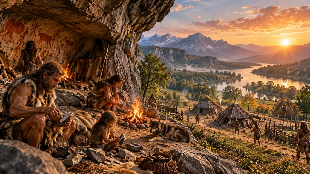Dónde vivían los seres humanos de la Prehistoria: de las cuevas a las primeras aldeas