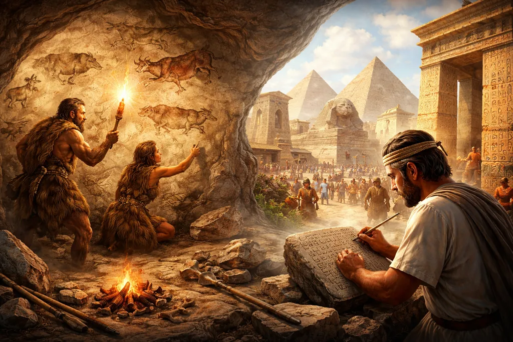 ¿Cuál es la diferencia entre la prehistoria y la historia