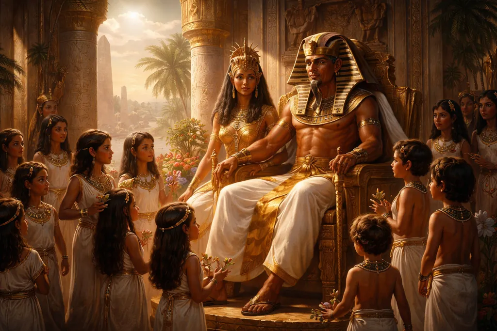 ¿Qué faraón tuvo más hijos